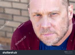 Serious Man Dad Husband Type Making Stock Photo 1158345907