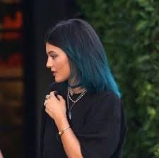 51 Ideas Hair Green Ombre Kylie Jenner Kylie Jenner Blue Hair Green Hair Hair