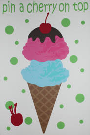 Ice Cream Party Game Pin A Cherry On Top Ice Cream Birthday Party Ice Cream Social Party Ice Cream Party Theme