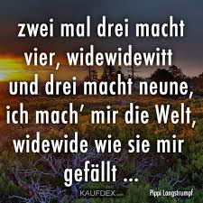 Zwei Mal Drei Macht Vier Kaufdex Pippie Langstrumpf Spruche