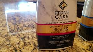 Granite Sealer Product Review Home Depot Available Sci Stone Care Youtube