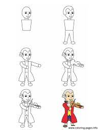 Click the button below to download and print this coloring sheet. How To Draw Mozart Coloring Pages Printable