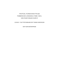 Cadangan perkhidmatan pengurusan dan penyelenggaraan mekanikal dan elektrikal di kompleks stadium shah alam kssa. Kertas Kerja Pembersihan