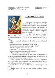 Torrecardela Infantil Cuento La Ratita Presumida Pdf