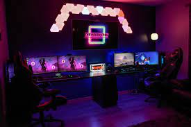 Couples Who Game Together Game Room Design Video Game Rooms Couples Gaming Room