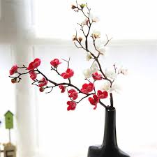 Perfect for weddings or special events. Artificial Flowers Plum Flower Artificial Plants Tree Branch Silk Flowers For Home Party Wedding Decoration Fake Flower Hot Sale Silk Flowers Artificial Flowersflowers Artificial Aliexpress