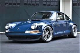 Pretty Porsche In Blue Porsche Porsche Sports Car Singer Porsche