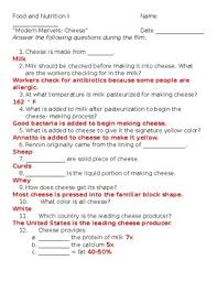 Free modern marvels worksheets provide questions for students to answer. Modern Marvels Cheese By Jamie Minton Teachers Pay Teachers