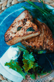 marinated asian style tuna steaks