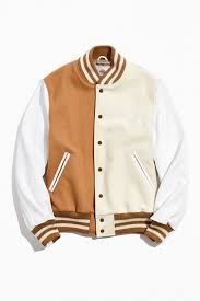 Golden Bear Uo Exclusive Colorblock Varsity Jacket Leather Varsity Jackets Varsity Jacket Outfit Varsity Jacket