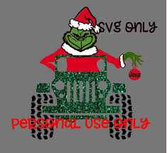 Download Christmas Svg Grinch Jeep Svg Only Personal Use Only Christmas Svg Files Free Christmas Svg Files Christmas Svg PSD Mockup Templates