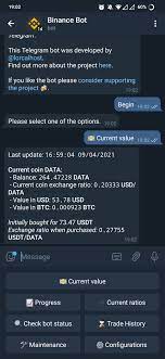 Yes, telegram users can create their own telegram bots by simply talking to the official @botfather. A Telegram Bot For Remotely Managing Binance Trade Bot Pythonrepo
