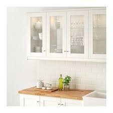Savedal Anta A Vetro Bianco Cuisines Design Meuble Cuisine Et Porte Verre