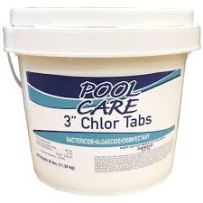 Qualco Pool Care 36125 Swimming Pool Chemical 3 Inch Chlorine Tablets 25 Pounds As Shown Pool Chemicals Swimming Pool Chemicals Pool Care