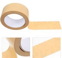 Water Activated Gummed Kraft Paper Tape Kraft Packaging Tape Reinforced Gummed Tape 45MMx25M