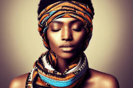 Tribal Elite Queen with Scarf Kyle Lambert · Creative Fabrica
