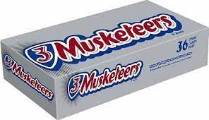 3 Musketeers Chocolate Candy Bars Fast Ship | Ebay