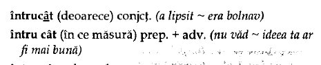 Sunt ntrutotul / ntru totul de acord cu tine. Intrucat Intru Cat Intru Catva Diacritica