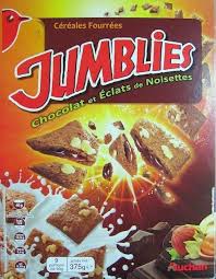 Jumblies Chocolat Et Eclats De Noisette Auchan 375 G