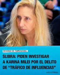 Diario El Litoral | 🚨 ESCÁNDALO $LIBRA: PIDEN INVESTIGAR A KARINA MILEI POR TRÁFICO DE INFLUENCIAS 🚨 La controversia por la criptomoneda $LIBRA suma un nuevo... | Instagram