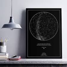A star is born is a 2018 american musical romantic drama film produced and directed by bradley cooper (in his directorial debut) and written by cooper, eric roth and will fetters. Magical Night Sky Custom Star Map Poster Canvas