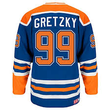 Wayne gretzky jersey #99 new york rangers size xl white. Ccm Edmonton Oilers Wayne Gretzky Blue Heroes Of Hockey Jersey My Dream Jersey