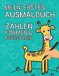 Mein Erstes Ausmalbuch Zahlen Formen Buchstaben Kinderbeschaftigung Ausmalbilder Lerne Buchstaben Formen Zahlen Farben Amazon Co Uk Hase Lern Books