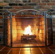 2 panels each 24 wide. Fireplace Screens For Sale Ebay