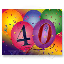 40th Birthday Party Postcard Invites Zazzle Com 40th Birthday Wishes 40th Birthday Parties Happy 40th Birthday