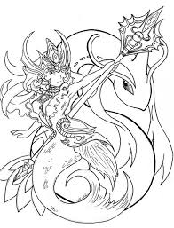 Pin By Elisabeth Quisenberry On Coloring Therapy Sirens Of The Sea Pokemon League Art