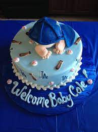 Pin By Sarah Sandoval Baez On I Heart Baseball Season Baby Shower Cakes Baby Shower Cake