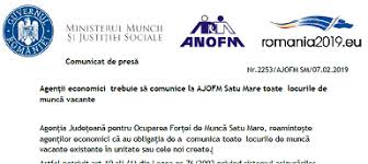 Comunicare privind ocuparea locurilor de muncă declarate vacante. Reminder 2019 AgenÈii Economici Trebuie SÄ Comunice Toate Locurile De MuncÄ Vacante Termen 5 Zile Dar Èi Ocuparea Lor Termen 1 Zile Cabinetexpert Ro Blog Contabilitate