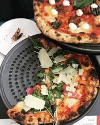 It was difficult to decide which pizza to order as we are a big fan of margherita pizza but we ultimately decided on the pepperoni and the pignatiello. West Hollywood On Twitter When One Pizza Isn T Enough Pizza 1 The Pignatiello With Short Rib And Parmigiano Crema Pizza 2 The Margherita Al Crudo With Prosciutto And Arugula Westhollywood Pizzana