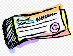 Plane ticket vector clipart and illustrations (12,753). Vector Illustration Of Commercial Airline Flight Ticket Plane Ticket Clip Art Png Download 5794610 Pikpng