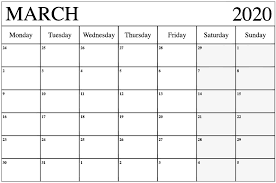 March 2020 Calendar Excel Sheet Free Printable Calendar Template In 2020 Calendar March Excel Calendar Calendar Template