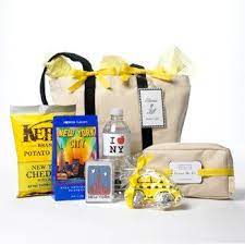 Fall Spring Summer Winter Blue White Yellow Food Wedding Reception Photos Pic Welcome Bags Wedding Welcome Bags Wedding Gift Bags