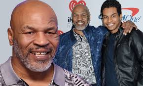 Mike Tyson shows off grey beard at iHeartRadio Podcast Awards