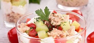 Verrine Toute Fraiche Concombre Feta Tomate Et Thon Recette Verrine Concombre Apero Dinatoire Facile Concombre