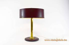 Favorite add to burgundy roses accent lamp sunshinestitchshoppe. Maroon Leather Round Base Desk Lamp Vintageinfo All About Vintage Lighting