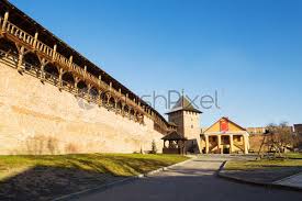 Neighborhood Of The Old Lubart Castle In Lutsk Ukraine Stock Photo Crushpixel