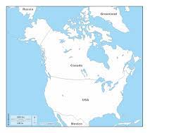 A partir del 15 de marzo de 2016, los ciudadanos de países que no requieren visado para entrar a canadá que deseen viajar a dicho país o transitar por un aeropuerto canadiense, tendrán que obtener una autorización de viaje. Canada Y Estados Unidos Mapa Gratuito Mapa Mudo Gratuito Mapa En Blanco Gratuito Plantilla De Mapa Costas Fronteras Nombres