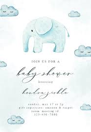 Regalo baby shower baby shower niño baby shower cakes baby shower food easy panda baby showers diy baby shower decorations baby shawer baby shower invitations new baby products. Watercolor Baby Elephant Baby Shower Invitation Template Greetings Island