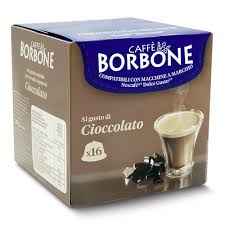 Create professional quality coffees with a thick velvety crema, thanks to the machines high pressure system. 16 Capsules Borbone Flavored Chocolate Compatible With Nescafe Dolce Gusto Brand Machines Caffeborboneonline Com