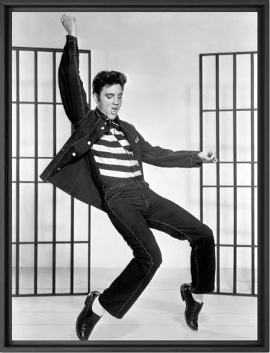 Elvis Presley in jailhouse rock, 1957 2, Black-and-white music, BRIDGEMAN  IMAGES · Art photographs · YellowKorner