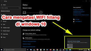 Banyak sekali penyebab baterai yang tiba tiba hilang antara lain bisa karena virus, hardware yang untuk solusinya kalian bisa download driver booster 6 disini, dengan driver booster kalian bisa tau. Cara Mengatasi Wifi Yang Hilang Di Windows 10 100 Berhasil Youtube