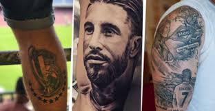He is also the captain of both the teams he plays for. Tattoo Real Total