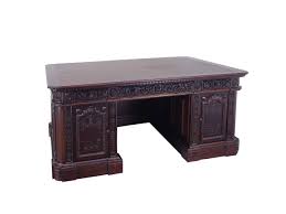Dieser antik schreibtisch könig ist ein toll verarbeitetes möbelstück der absoluten luxusklasse. Prasidenten Schreibtisch Antik Stil Holz Braunes Leder B 185 Cm 5257 Antike Mobel Afg