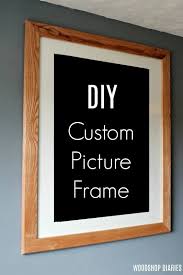 How To Make A Custom Diy Picture Frame Any Size You Need In 2020 Diy Picture Frames Custom Framing Diy Wood Picture Frames Diy