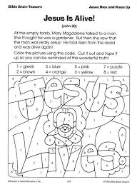 Jesus Is Alive He Is Risen Easter Free Printable Coloring Page For Kids Children Sunday School Easter Sunday School Easter Christian Sunday School Activities