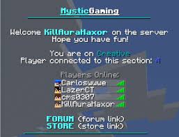 You can lead a full and happy minecraft life just building by yourself or sticking to local multiplayer, but the size and variety of hosted remote minecraft servers is pretty staggering and they offer all manner of new experiences. Lowered Price Creative Server Custom Tab List Custom Scoreboard Mc Market